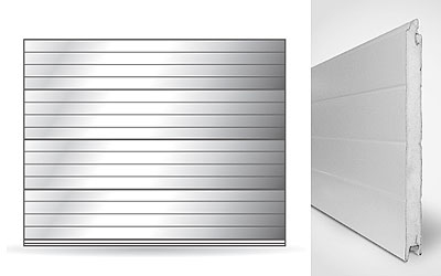 Sekční garážová vrata - PANEL ACTUAL
